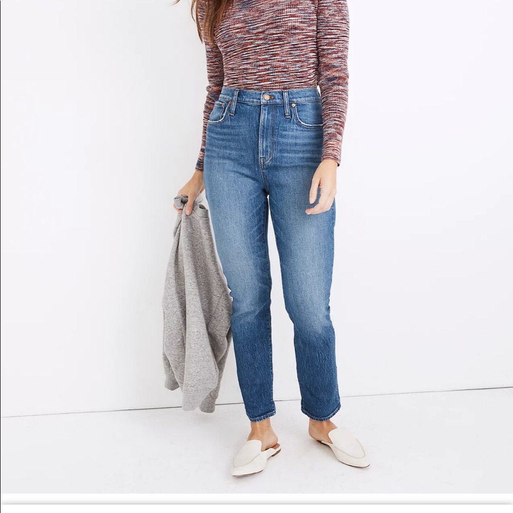 Madewell High Rise Slim Boyjean Jeans Size 28